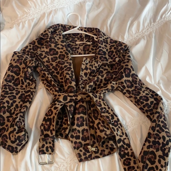 Cheetah Print Jacket ~ Pretty Little Thing - Picture 2 of 3